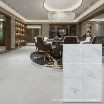 Chine Ultra Thin Italian Marble Floor Matte White Porcelain Tile